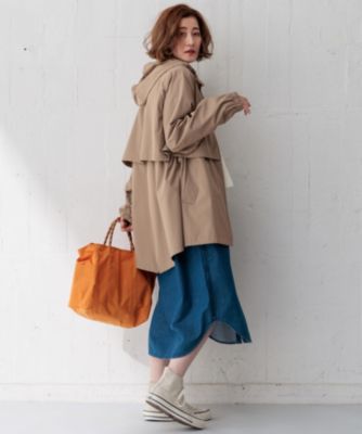 23区 S ［洗える／撥水加工］ナイロン2WAYストレッチフーデットアウター30 セール】 【洗える/撥水加工】ナイロン2WAYストレッチ