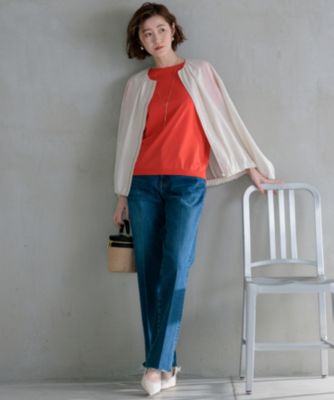 23区 ニジュウサンク シアータンブラー ブルゾン アウター 38 接触冷感/速乾】シアータンブラー ブルゾン / 23区