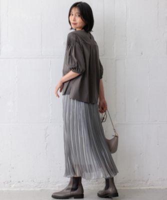 新品】23区 洗える アルビニスタスムース フレア カットソー