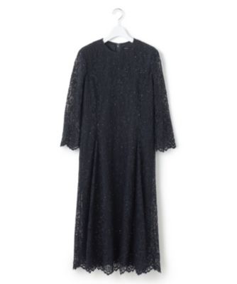 大人気！新作ドレス 「APPLAUDIR」スパンコールレース ドレス★23区★ 23区(ニジュウサンク)の【APPLAUDIR】スパンコールレース ドレス