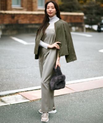 202 新品 23区×Oggiコラボ 中綿 パディングタフタ ブルゾン 38 23区 S(ニジュウサンク エス)の【23区×Oggiコラボ /撥水加工】中綿