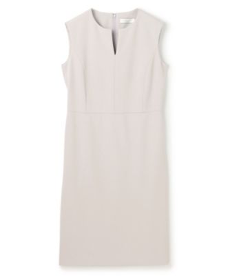 【美品】ベイジ 洗える Iラインワンピース LUIZA 2024SS BEIGE，(ベイジ)の【洗える】LUIZA / Iラインワンピース通販