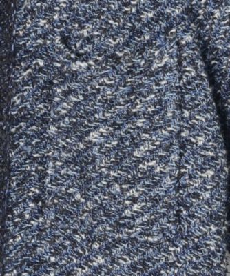 新品未使用　ICB デニムライクツイードニットジャケット　続続最後から二番目の恋 ドラマ「続・続・最後から二番目の恋」着用】 デニムライクツィード