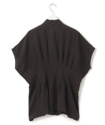 【未使用】LIBECOリネン タック デザイン シャツ 洗える】LIBECOリネン タック デザイン シャツ / 23区