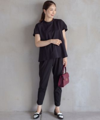 組曲 L(クミキョク エル)の【2WAY】レース襟フレンチテリー カットソー