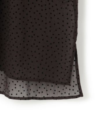 23区(ニジュウサンク)の【洗える】ドットフロッキー ボリューム