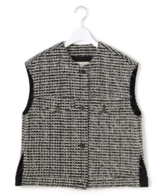 ICB(アイシービー)のフェザーツイード ベスト通販 | 集英社HAPPY PLUS