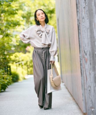 Newans(ハッシュニュアンス)の【洗濯機可】ビックリボンパウダリー