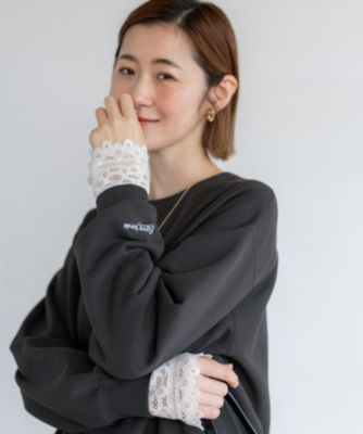 23区(ニジュウサンク)のナチュラルコットンベア レースレイヤード