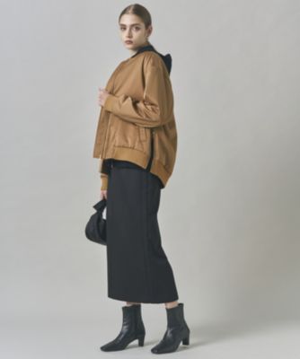 ICB(アイシービー)の【洗える】 マットサテン MA-1ブルゾン通販