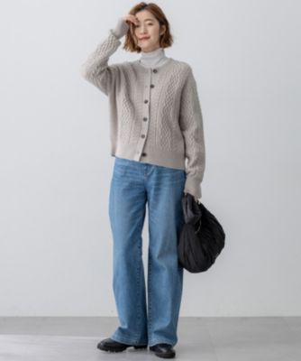 23区 S(ニジュウサンク エス)の【洗える】カシミヤブレンド ケーブル