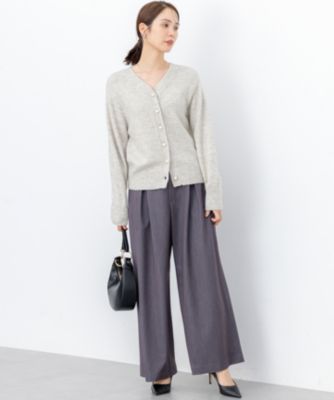 組曲(クミキョク)のラメストライプ ワイドパンツ通販 | 集英社