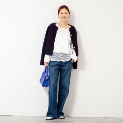 NOLLEY'S(ノーリーズ)のウォッシャブル裾レース2WAYオトナサテン