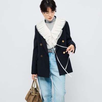 NOLLEY'S(ノーリーズ)のタフタ＆チュールプリーツつけ襟通販 | 集英社