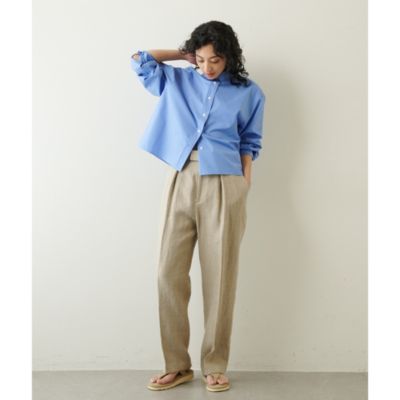 Whim Gazette(ウィム ガゼット)のリネンレイヤードパンツ通販 | 集英社