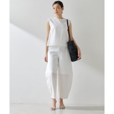 Whim Gazette スカラップパンツ ¥27,500（White） Whim Gazette(ウィム ガゼット)のスカラップパンツ通販 | 集英社