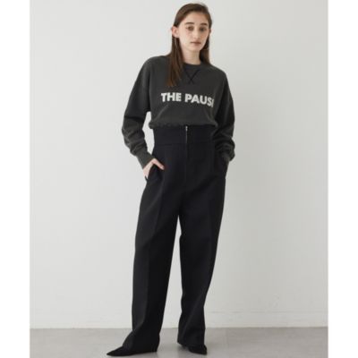 ウィムガゼットTHE PAUSEスウェット Whim Gazette(ウィム ガゼット)の【THE PAUSE】ロゴスウェットプル