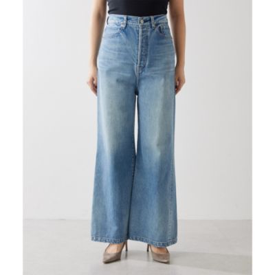 新品 定価39600円 ウィムガゼット ワイド フレア デニム パンツ ジーンズ Whim Gazette ジーンズ デニム デニムパンツ ワイドフレアデニム