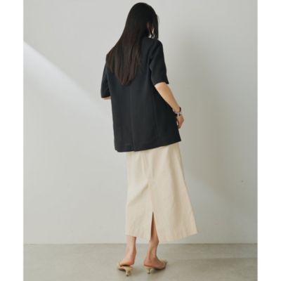 Whim Gazette(ウィム ガゼット)のジュートライクハーフスリーブ
