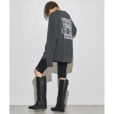 Whim Gazette(ウィム ガゼット)の【GEMINI】オーバーバックプリント