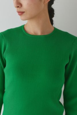 human woman / ヒューマンウーマン ◆コンパクトリブニットトップス human woman(ヒューマン ウーマン)の◇コンパクトリブニット