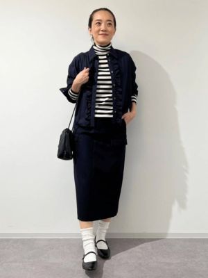human woman(ヒューマン ウーマン)の◇フロントフリルブラウス