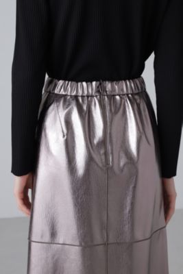 ADORE ◆メタリックフェイクレザースカート ADORE(アドーア)の◇メタリックフェイクレザースカート通販