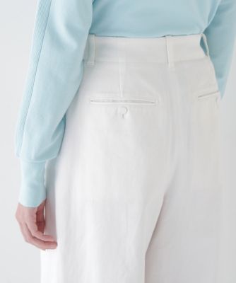 human woman(ヒューマン ウーマン)の◇コットン麻カツラギタックパンツ