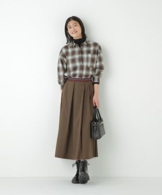 human woman(ヒューマン ウーマン)の◇コットンナイロンツイルスカート