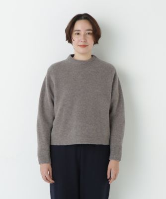 human woman(ヒューマン ウーマン)のミドルゲージエアリーニット通販