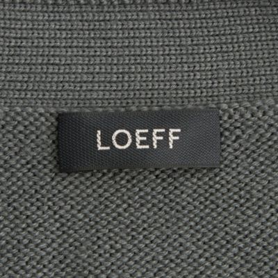 LOEFF(ロエフ)の＜LOEFF＞ウール 9G フリンジ カーディガン UNISEX通販