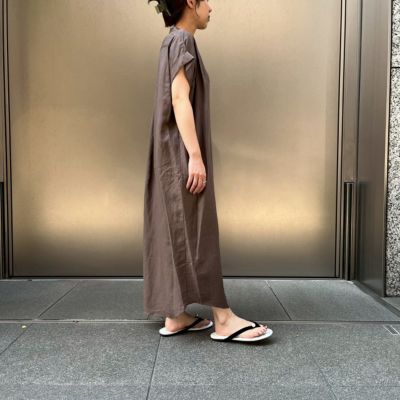 美品✨マイカアンドディール LEE別注 タックショルダーワンピース オレンジ MICA & DEAL(マイカ アンド ディール)の【LEE別注】【洗える