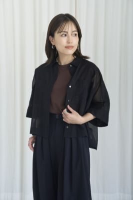 マイカアンドディール MICA&DEAL hiyoku box shirt （PURPLE） マイカアンドディール MICA&DEAL hiyoku box shirt （PURPLE