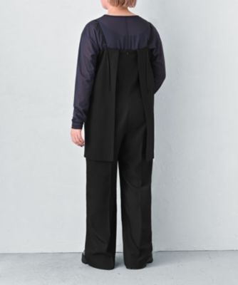 美品◎24SS ENFOLD All In One オールインワン 黒 ENFOLD - ALL-IN-ONE / オールインワン / つなぎ / ブラック