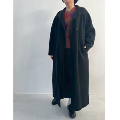 Curensology(カレンソロジー)のラムウールリバースタンドコート通販