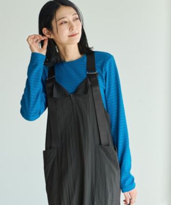 STYLE DELI(スタイルデリ)のフロント折り返しジャンパースカート