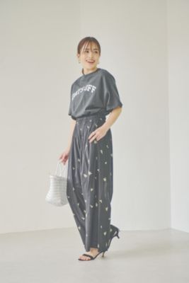 ne Quittez pas(ヌキテパ)の【洗える】COTTON VOILE DOT LEAF