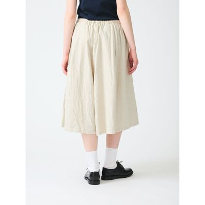 mizuiro ind(ミズイロインド)のコットンリネンキュロットパンツ