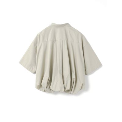 mizuiro ind(ミズイロインド)のハーフスリーブバルーンシャツ