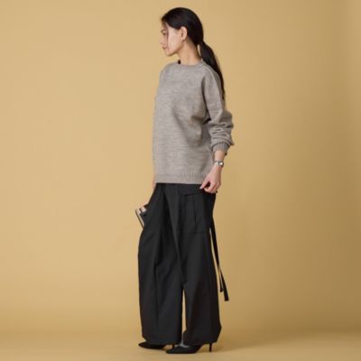 Le Tricoteur(ル・トリコチュール)のOFF SHOULDER CROPPED GUERNSEY