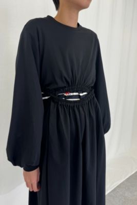 25年♡タグ付極美品✨サトルササキ TWISTED DRESS ブラック F 一枚でクラシカルかつ上品に。【SATORU SASAKI（サトル ササキ）】の