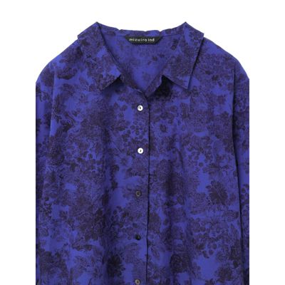 mizuiro ind / ミズイロインド mizuiro ind プリントベーシックシャツ mizuiro ind(ミズイロインド)のプリントベーシックシャツ通販