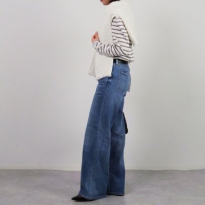 ＼大好評！／人気ブロガーbemiさん×HealthyDENIMMarisol別注『USED加工Pink Pepper』スタッフ身長別履き比べ！【40代ファッション】