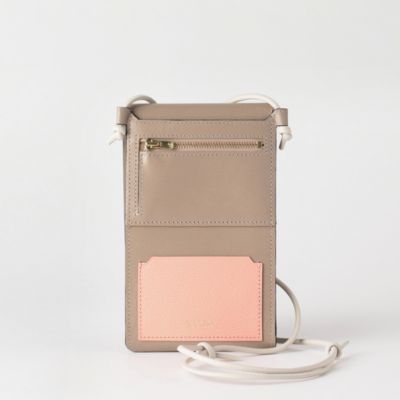 L'arcobaleno(ラルコバレーノ)のフラップショルダーウォレット通販