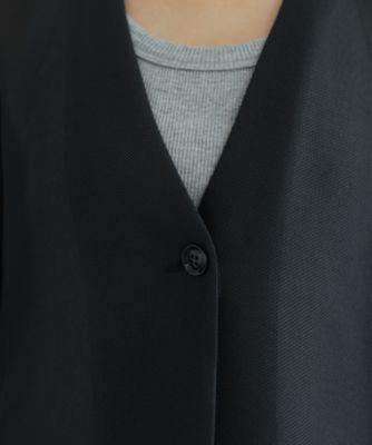 STYLE DELI(スタイルデリ)の【selection】5分袖メッシュノーカラー