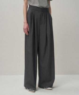 ATON(エイトン)のWOOL TROPICAL | ワイドイージーパンツ通販