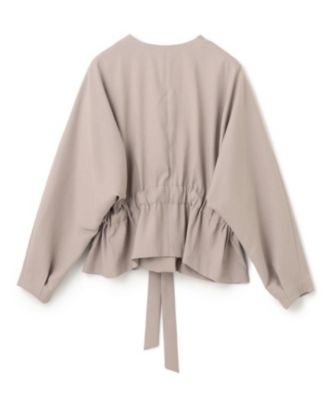 nanage ⭐️⭐️⭐️BEIGE ベイジ　MARIE ノーカラージャケット セール】 MARIE / ノーカラージャケット （ノーカラージャケット