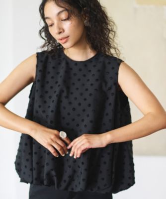 春名亜美さんコラボ〉【大好評につき追加生産！】ジャガードドットバルーンブラウス / #Newans | ファッション通販  【公式通販】オンワード・クローゼット