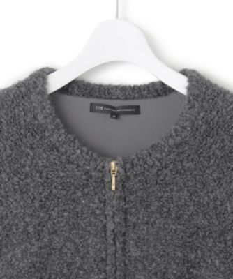 23区(ニジュウサンク)の【洗える】ブークレニット ブルゾン通販
