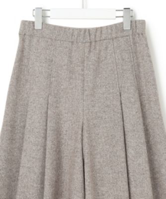 23区　シルクネップヘリンボーン ガウチョ パンツ 23区 S(ニジュウサンク エス)のシルクネップヘリンボーン ガウチョ